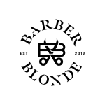 barber blonde logo